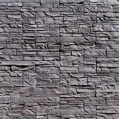  Облицовочный камень "Скалистый грот" (чёрный), м2